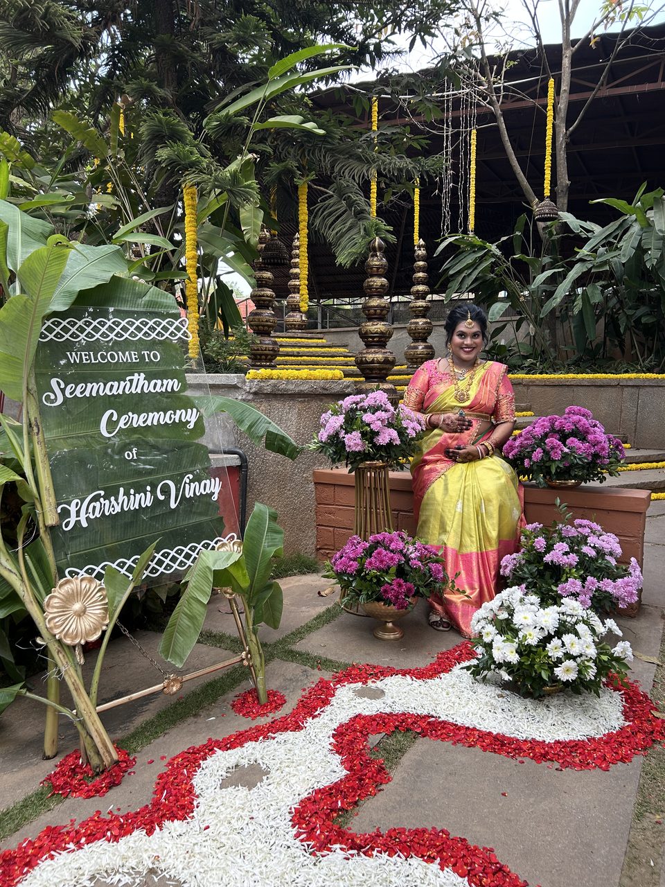 Sreemantha baby shower ceremony by Versato Ventures, Bengaluru