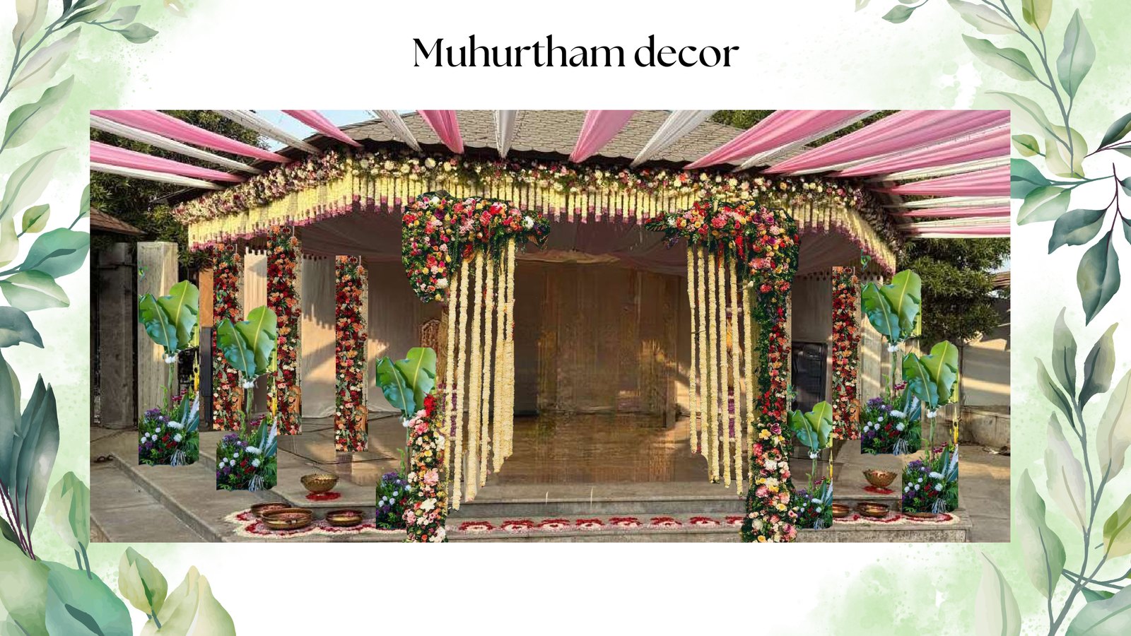 Muhurtham mandap decor moodboard by Versato Ventures, Bengaluru
